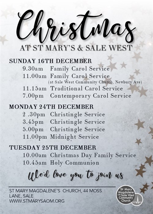Christmas services info